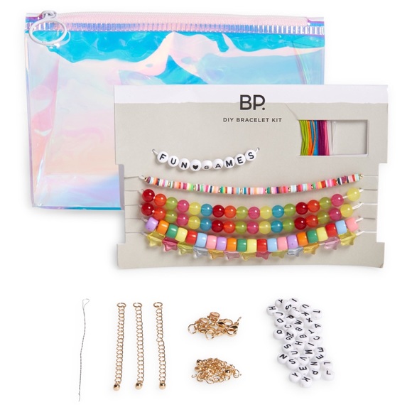 BP DIY Beaded Letter Bracelet Making Kit Girl Gift Do It Yourself Nordstrom - Picture 12 of 16